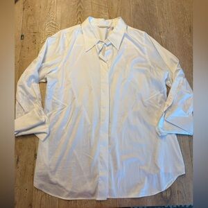 Soft Surroundings White Artists Shirt French Cuffs 1X